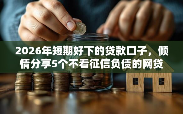 2026年短期好下的贷款口子,倾情分享5个不看征信负债的网贷平台-借钱网