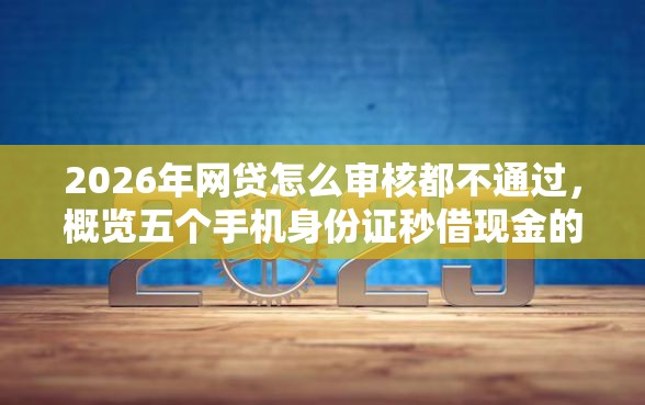 2026年网贷怎么审核都不通过,概览五个手机身份证秒借现金的平台-借钱网